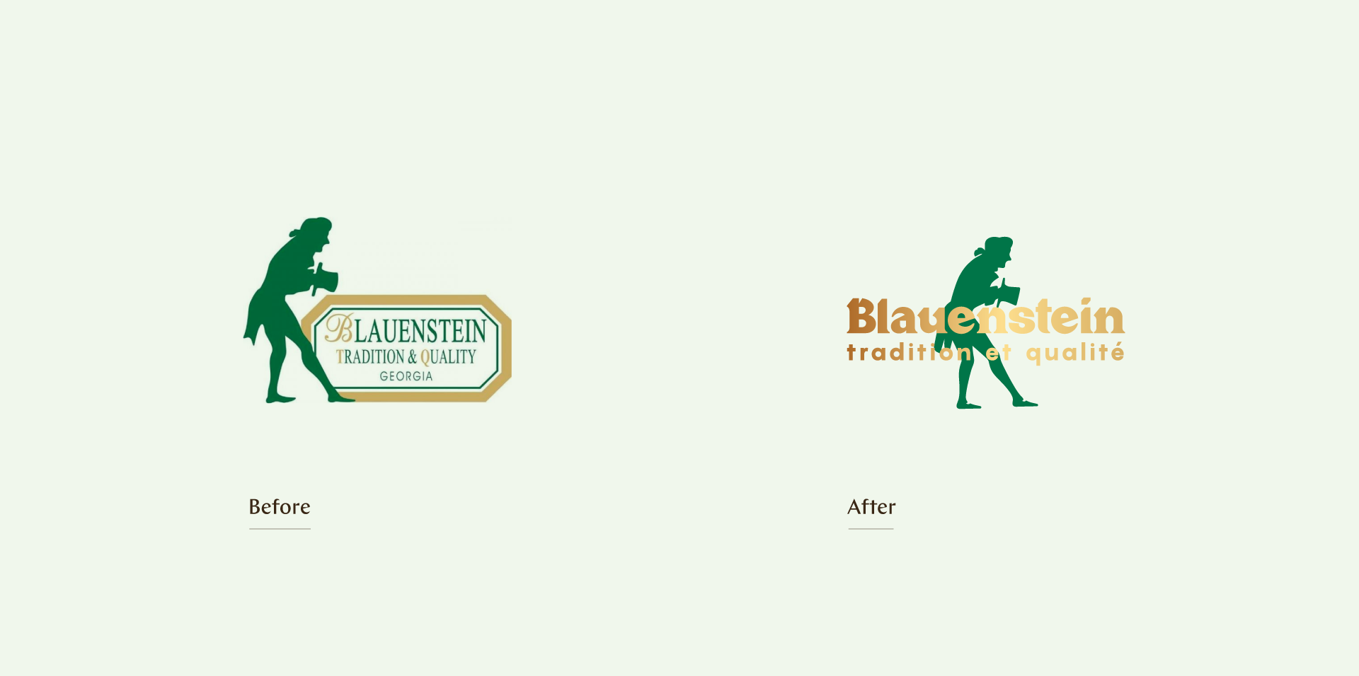 Blauenstein Farm Shop Visual Identity